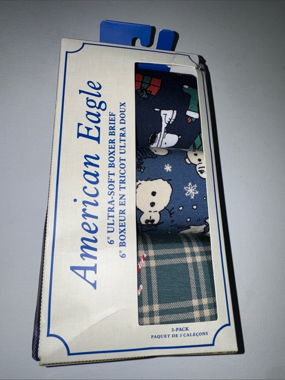 Snoopy Boxer Briefs Mens XS 3 Pack American Eagle
